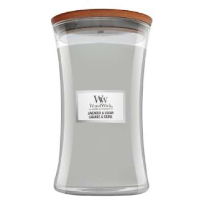 Woodwick Lavender & Cedar illatos gyertya 610 g