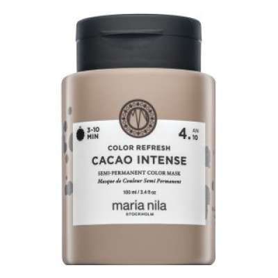 Maria Nila Colour Refresh tápláló maszk színes pigmentekkel barna árnyalatért Cacao Intense 100 ml