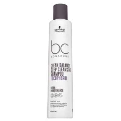 Schwarzkopf Professional BC Bonacure Clean Balance Deep Cleansing Shampoo Tocopherol mélytisztító sampon minden hajtípusra 250 ml