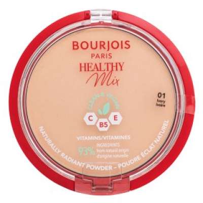 Bourjois Healthy Mix Clean & Vegan Powder púder matt hatású 01 Ivory 10 g