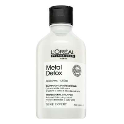 L´Oréal Professionnel Série Expert Metal Detox Professional Shampoo Anti-metal Cleasing Cream tisztító sampon fényes festett hajért 300 ml
