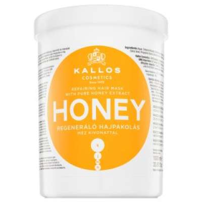 Kallos Honey Repairing Hair Mask tápláló maszk száraz és sérült hajra 1000 ml