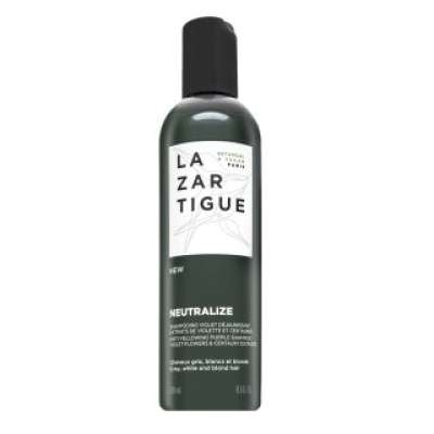 Lazartigue Neutralize Anti-Yellowing Purple Shampoo neutralizáló sampon a sárga tónusok semlegesítésére 250 ml