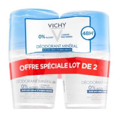 Vichy dezodor 48H Mineral Deodorant 2 x 50 ml