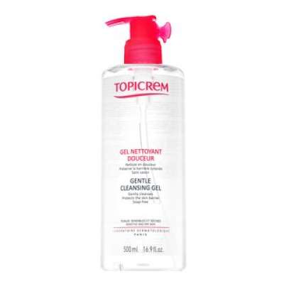Topicrem Gentle Cleansing Gel Body & Hair tisztító gél hajra és testre 500 ml