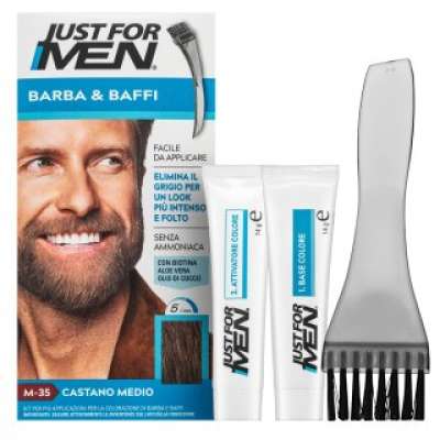 Just For Men Moustache & Beard Color szakáll színe M35 Medium Brown