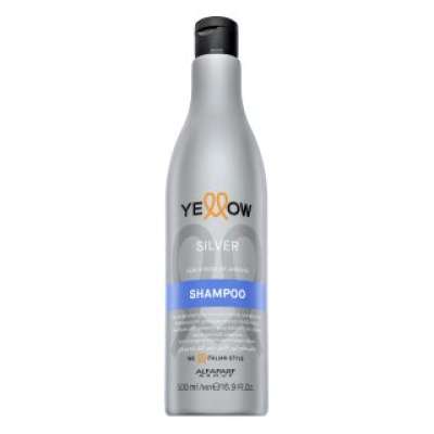 Alfaparf Milano Yellow Silver Shampoo neutralizáló sampon platinaszőke és ősz hajra 500 ml