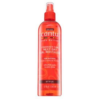 Cantu Shea Butter Comeback Curl Next Day Curl Revitalizer öblítés nélküli ápolás hullámos és göndör hajra 355 ml