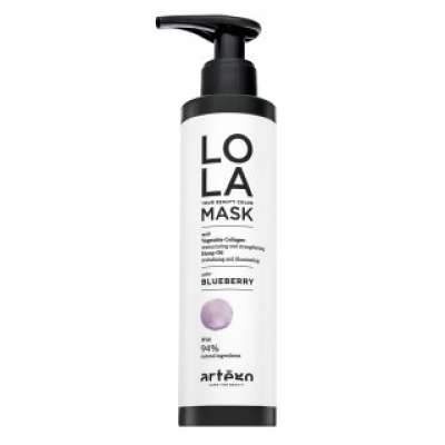 Artègo Lola Your Beauty Colour Mask intenzív színező pakolás hajra Blueberry 200 ml