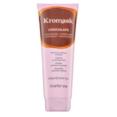 Inebrya Kromask Coloring Nourishing Mask tápláló maszk színes pigmentekkel barna hajra Chocolate 250 ml