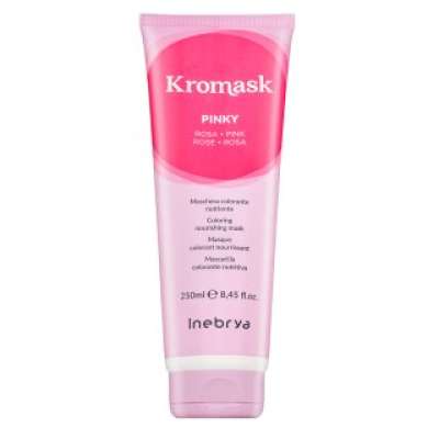 Inebrya Kromask Coloring Nourishing Mask tápláló maszk színes pigmentekkel rószaszín árnyalatú hajra Pinky 250 ml