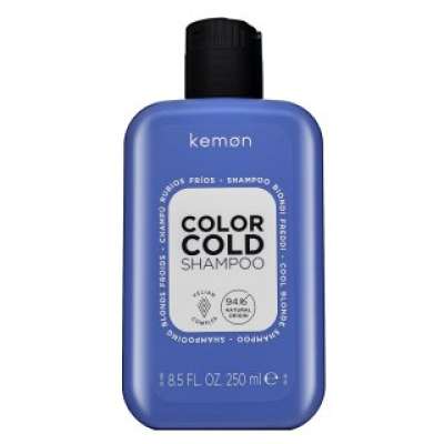 Kemon Color Cold Shampoo tonizáló sampon a sárga tónusok semlegesítésére 250 ml