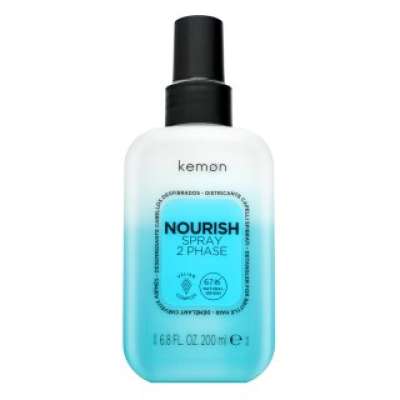 Kemon Nourish Spray 2 Phase öblítés nélküli ápolás száraz és sérült hajra 200 ml