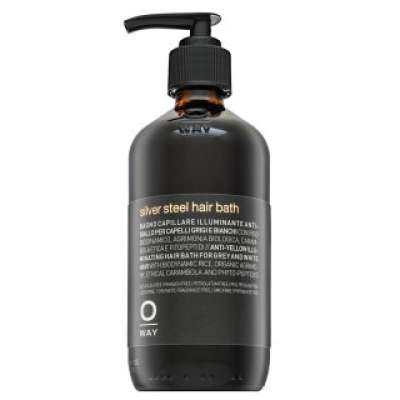 OWAY Silver Steel Hair Bath neutralizáló sampon sárga árnyalat ellen 240 ml