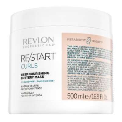 Revlon Professional Restart Curls Deep Nourishing Buttery Mask tápláló maszk göndör hajra 500 ml