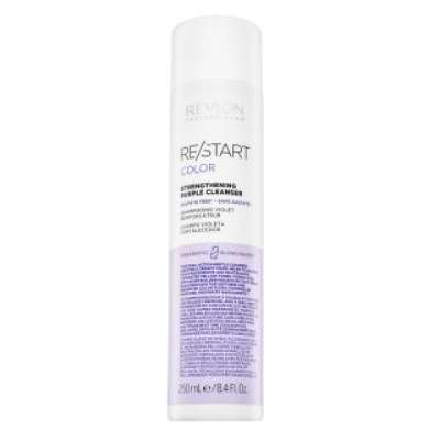 Revlon Professional Restart Color Strengthening Purple Cleanser tonizáló sampon a sárga tónusok semlegesítésére 250 ml