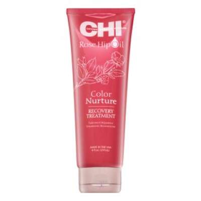 CHI Rose Hip Oil Color Nurture Recovery Treatment tápláló maszk festett és melírozott hajra 237 ml