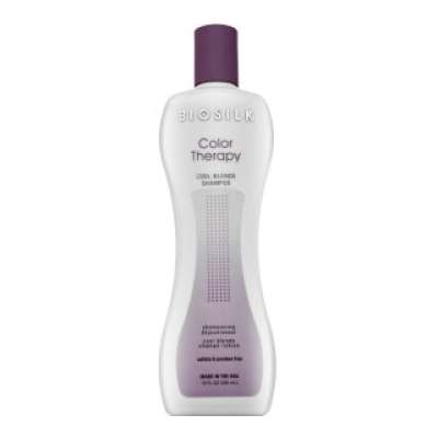 BioSilk Color Therapy Cool Blonde Shampoo erősítő sampon szőke hajra 355 ml