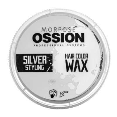 Morfose Hair Color Wax színes viasz hajra Silver Styling 100 ml