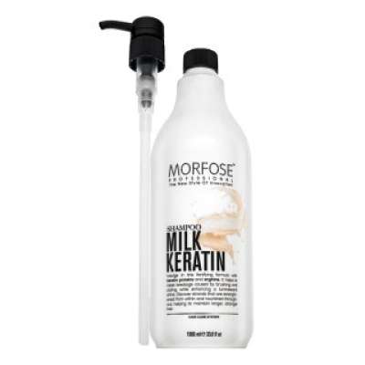 Morfose Milk Keratin Shampoo tápláló sampon a haj megerősítésére 1000 ml