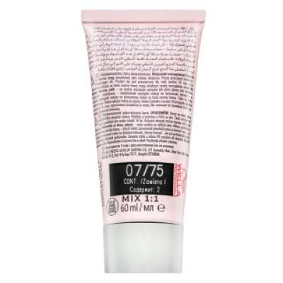 Wella Professionals Shinefinity Zero Lift Glaze professzionális demi-permanent hajszín 07/75 Raspberry Latte 60 ml