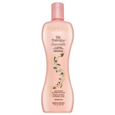 BioSilk Silk Therapy Irresistible Original öblítés nélküli ápolás védett és fényes hajért 355 ml