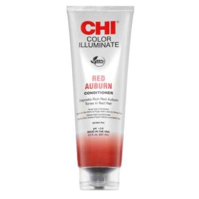 CHI Ionic Color Illuminate Conditioner tonizáló kondicionáló hajszín élénkítésére Red Auburn 251 ml