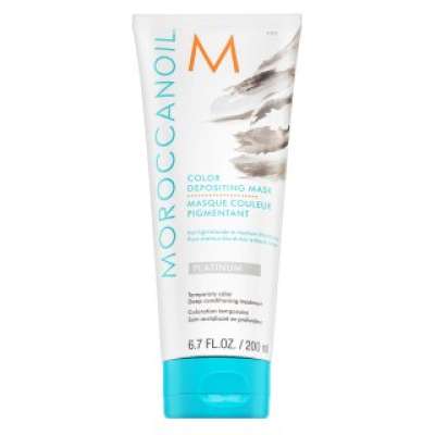 Moroccanoil Color Depositing Mask tápláló maszk színes pigmentekkel Platinum 200 ml