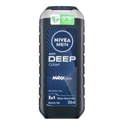 Nivea Men Deep Clean tusfürdő gél Shower Gel 250 ml
