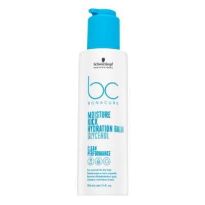 Schwarzkopf Professional BC Bonacure Moisture Kick Hydration Balm Glycerol öblítés nélküli ápolás haj hidratálására 150 ml