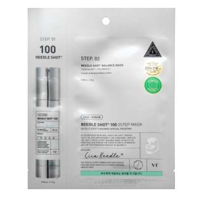 VT Cosmetics Reedle Shot 100 kétfázisú arcmaszk 2 Step Mask 1,5 g + 25 g