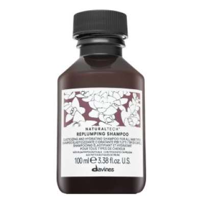 Davines Natural Tech Replumping Shampoo védő sampon száraz és töredezett hajra 100 ml