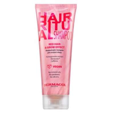 Dermacol Hair Ritual Red Hair & Grow Effect Shampoo ragyogó sampon a vörös árnyalatok újraélesztéséhez 250 ml