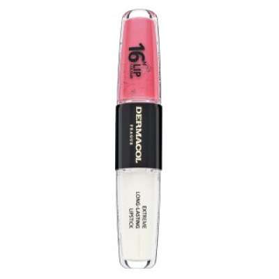 Dermacol 16H Lip Colour Extreme Long-Lasting Lipstick tartós, két fázisú szájfény No. 39 8 ml