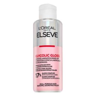 L´Oréal Paris Elseve Glycolic Gloss 5-Minutes Hair Laminating Treatment simító és megújító ápolás nagyon sérült hajra 200 ml