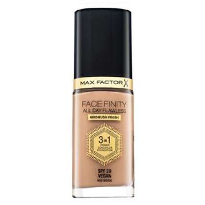 Max Factor Facefinity All Day Flawless Flexi-Hold 3in1 Primer Concealer Foundation SPF20 folyékony make-up 3 az 1-ben 55 30 ml