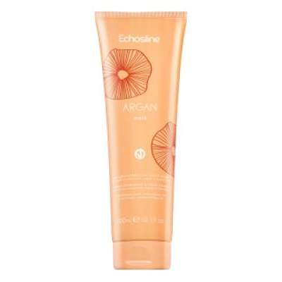Echosline Argan Mask tápláló hajmaszk hő és nedvesség elleni hajvédelemre 300 ml