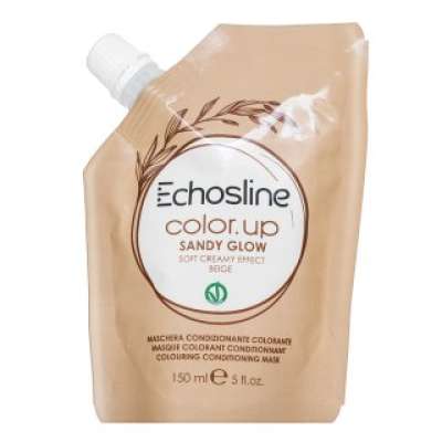 Echosline Color.up Colouring Conditioning Mask tápláló maszk színes pigmentekkel hajszín élénkítésére Sandy Glow 150 ml