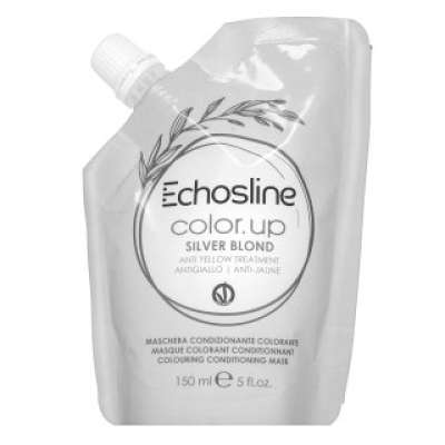 Echosline Color.up Colouring Conditioning Mask tápláló maszk színes pigmentekkel hajszín élénkítésére Silver Blond 150 ml