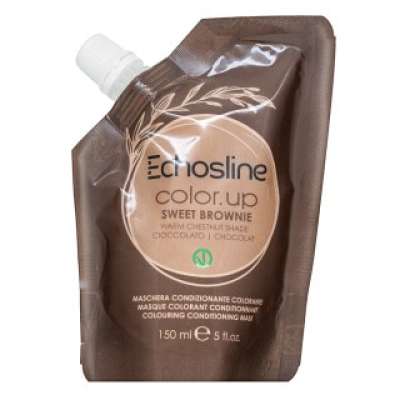 Echosline Color.up Colouring Conditioning Mask tápláló maszk színes pigmentekkel hajszín élénkítésére Sweet Brownie 150 ml