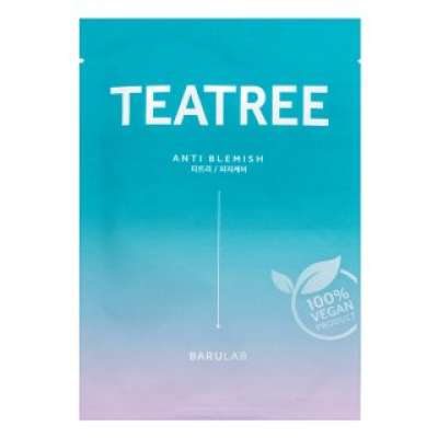 Barulab The Clean Vegan gézmaszk Mask Tea Tree 23 g