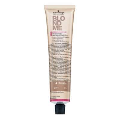 Schwarzkopf Professional BlondMe Bond Enforcing Blonde Toning tonizáló színes krém világos hajra Milk Chocolate 60 ml