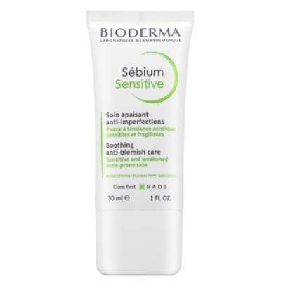 Bioderma Sébium Sensitive Soothing Anti-Blemish Care nyugtató emulzió problémás arcbőrre 30 ml