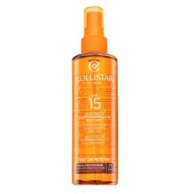 Collistar Supertanning védő és száraz napozó olaj SPF 15 Mosturizing Dry Oil SPF 15 200 ml
