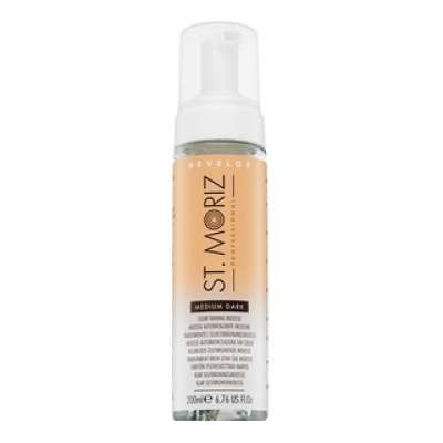 St.Moriz Advanced Pro Formula Tanning Mousse - Medium Dark lemosható testbronzosító az egységes és világosabb arcbőrre 200 ml