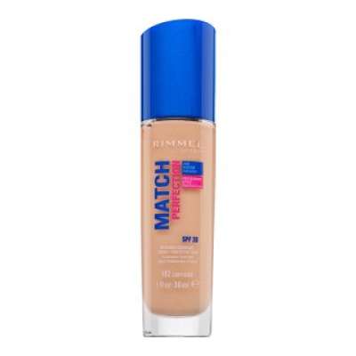 Rimmel London Match Perfection 24HR SPF20 Foundation folyékony make-up az egységes és világosabb arcbőrre 102 Light Nude 30 ml