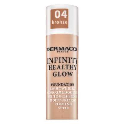 Dermacol Infinity Healthy Glow Foundation make-up az élénk bőrért 04 Bronze 20 g