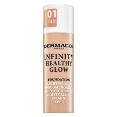 Dermacol Infinity Healthy Glow Foundation make-up az élénk bőrért 01 Fair 20 g