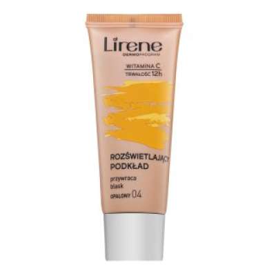 Lirene Brightening Fluid with Vitamin C fluid make-up tónusegyesítő 04 Tanned 30 ml