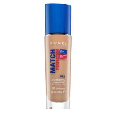 Rimmel London Match Perfection 24HR SPF20 Foundation folyékony make-up az egységes és világosabb arcbőrre 201 Classic Beige 30 ml